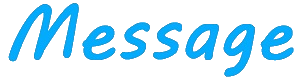 message